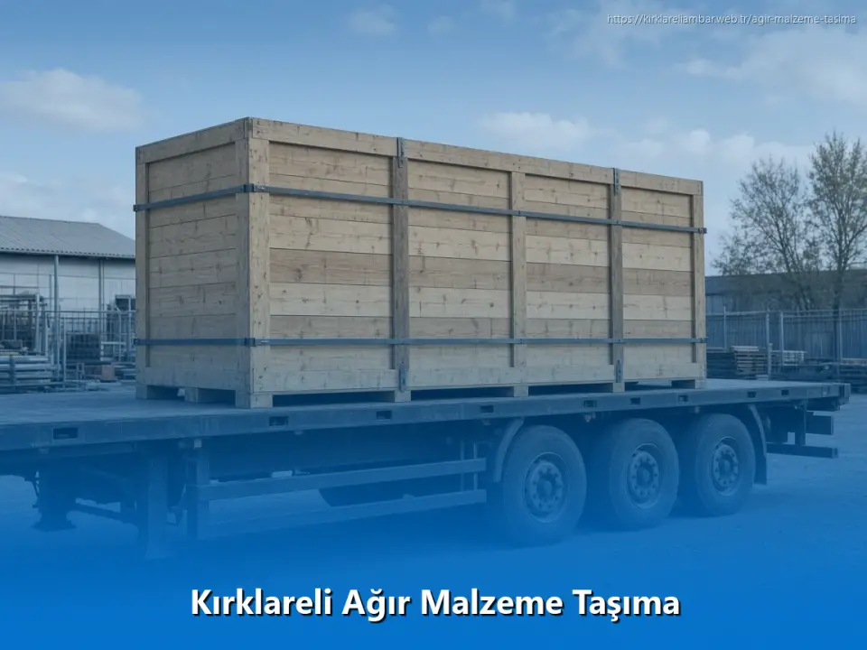 Kırklareli Ağır Malzeme Taşıma