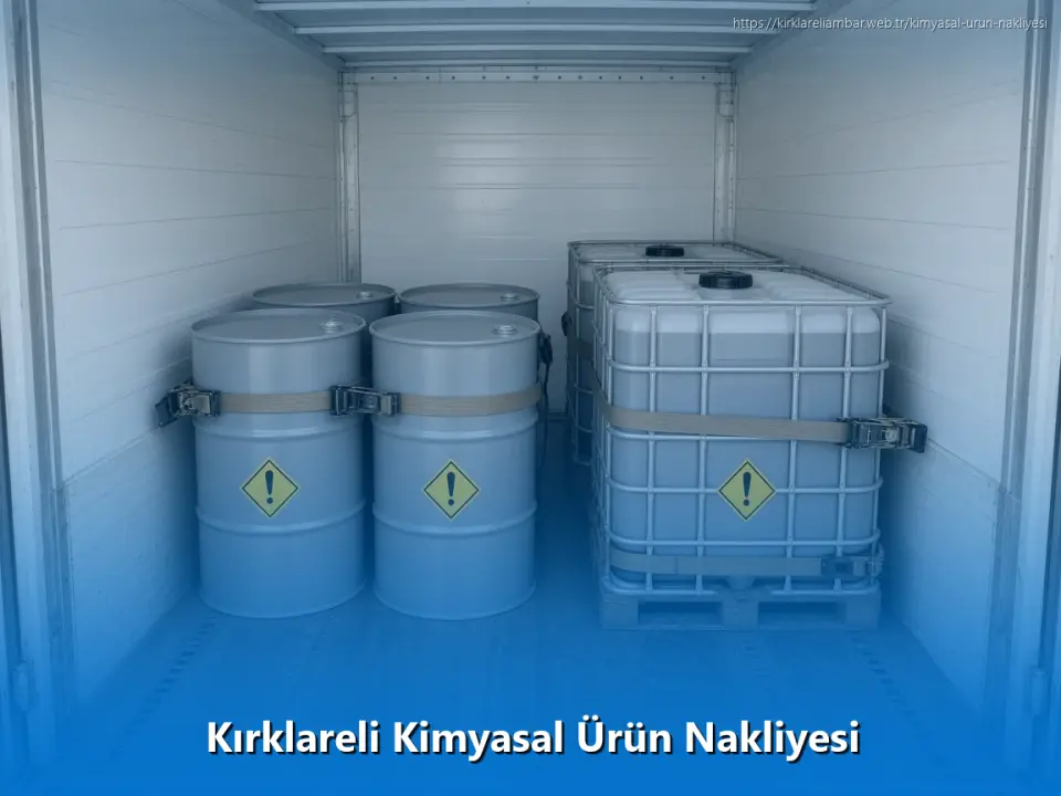 Kırklareli Kimyasal Ürün Nakliyesi